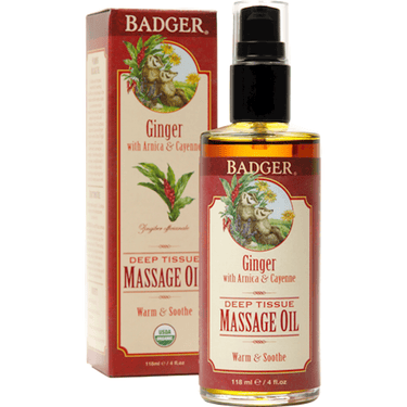Deep Tissue Massage Oil w/Ginger * Badger Supplement - Conners Clinic
